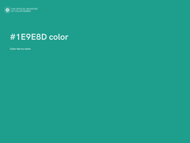 #1E9E8D color image