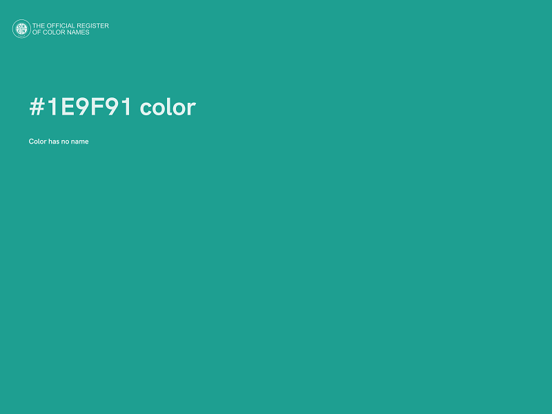 #1E9F91 color image