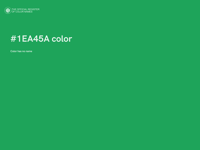 #1EA45A color image