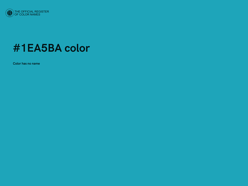 #1EA5BA color image