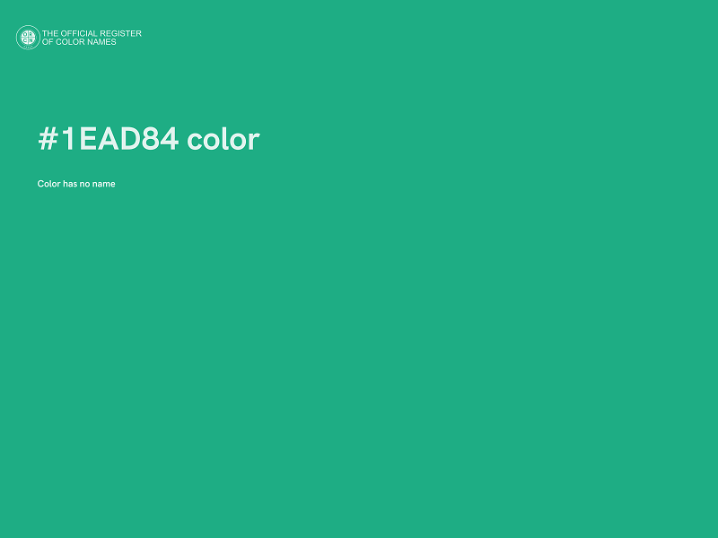 #1EAD84 color image