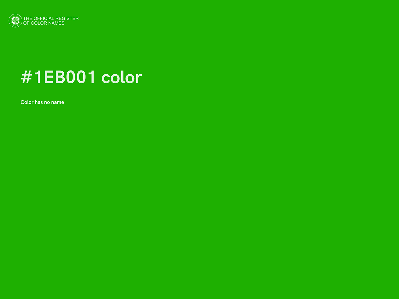 #1EB001 color image