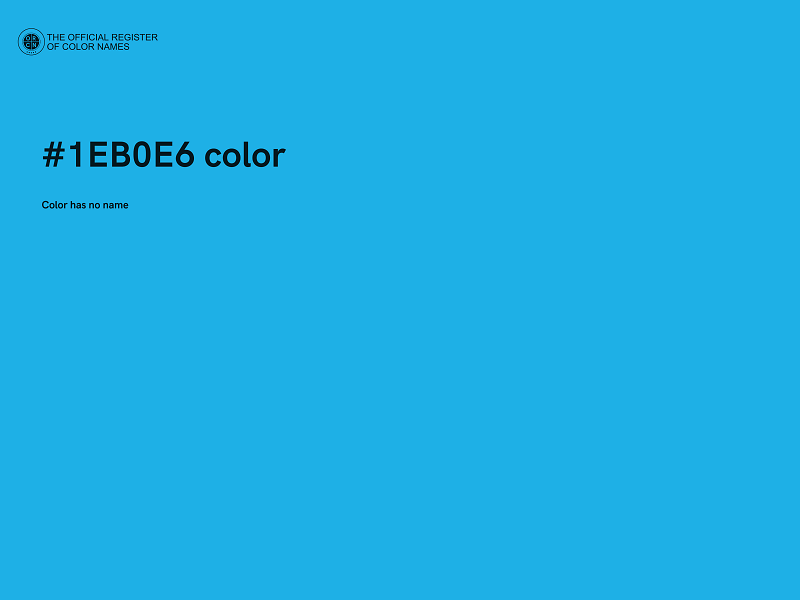 #1EB0E6 color image