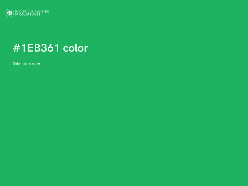 #1EB361 color image