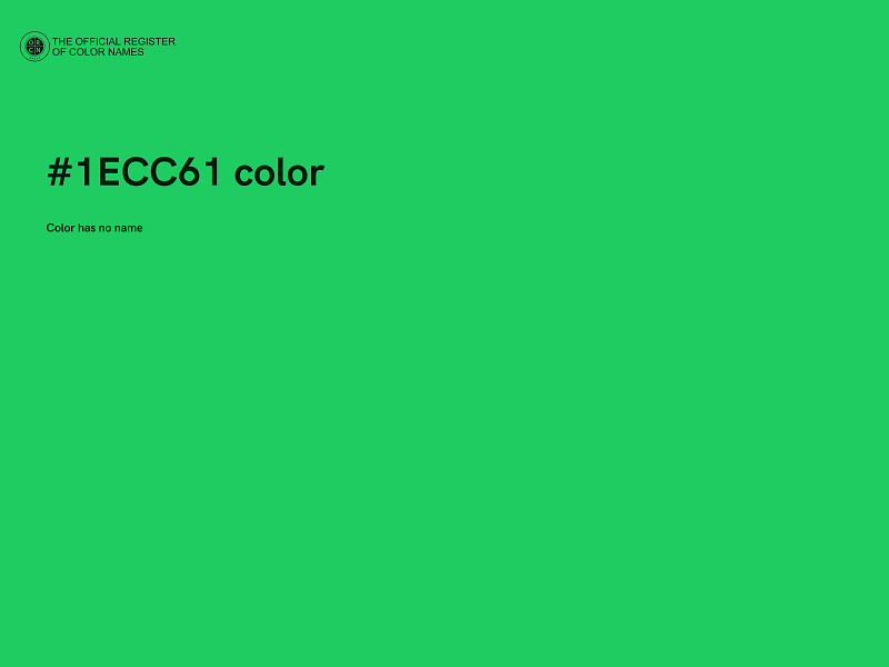 #1ECC61 color image