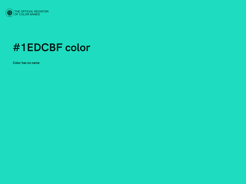 #1EDCBF color image