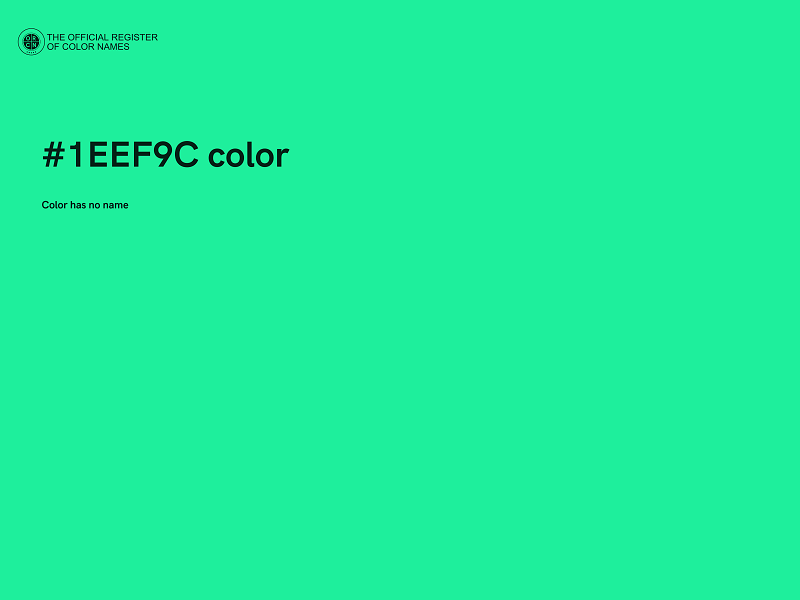 #1EEF9C color image