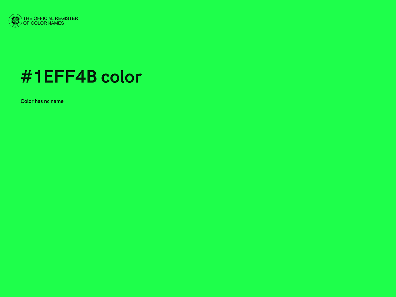 #1EFF4B color image