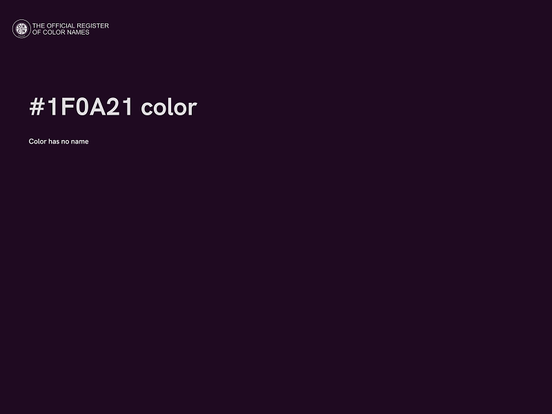 #1F0A21 color image