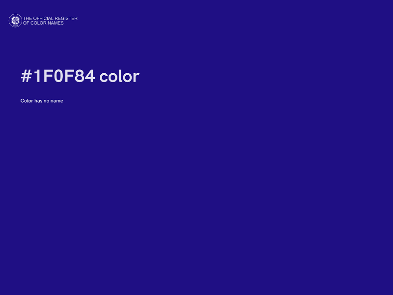 #1F0F84 color image