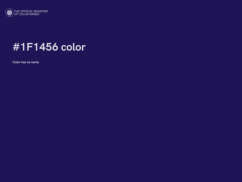 #1F1456 color image