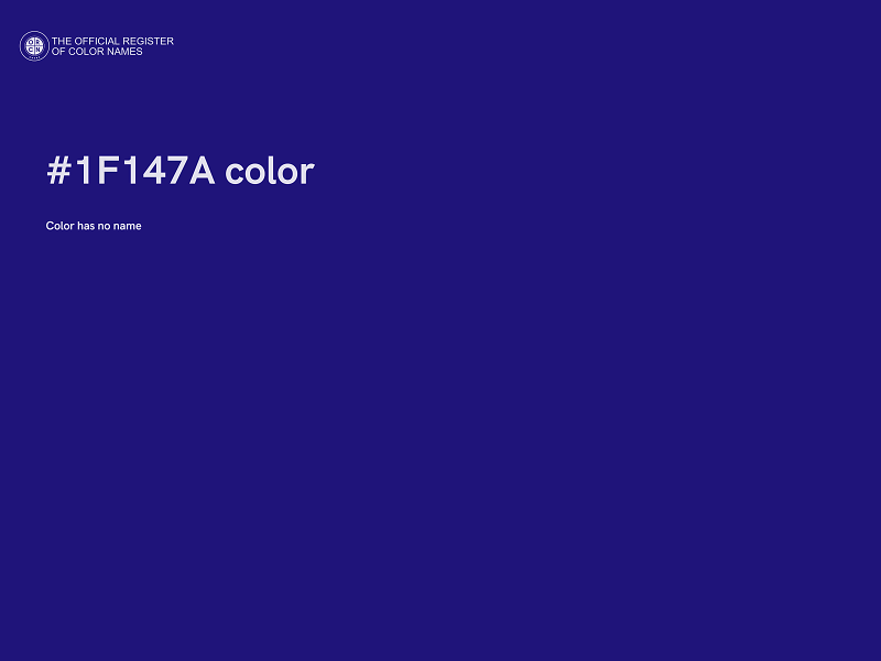 #1F147A color image