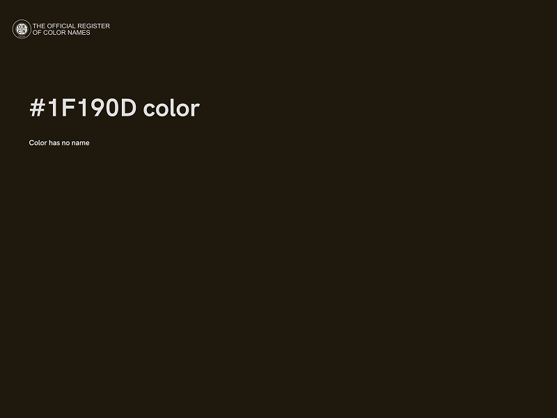 #1F190D color image