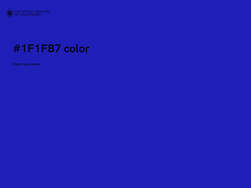 #1F1FB7 color image