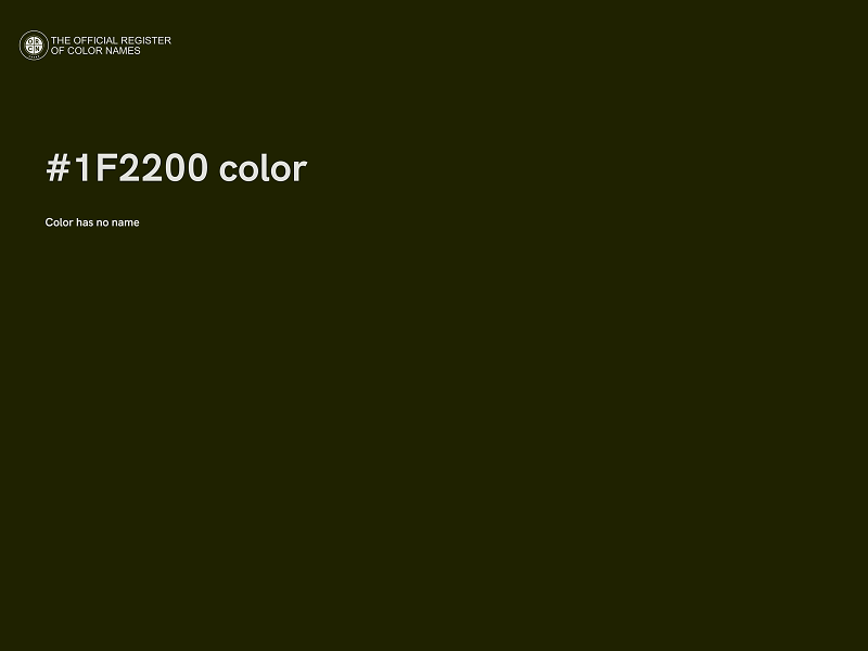 #1F2200 color image