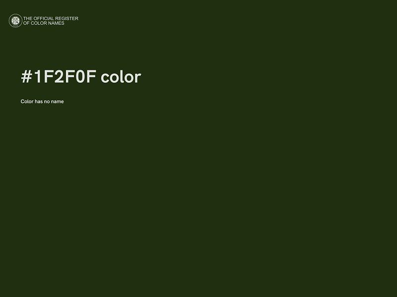 #1F2F0F color image