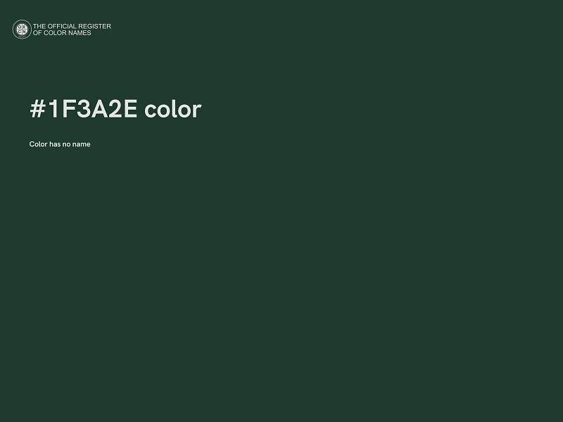 #1F3A2E color image