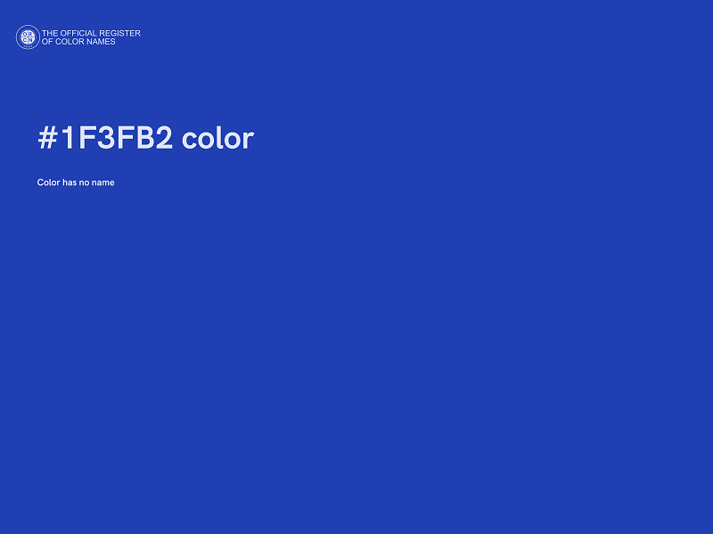 #1F3FB2 color image