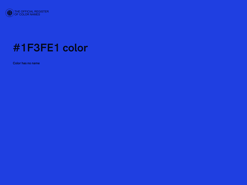 #1F3FE1 color image