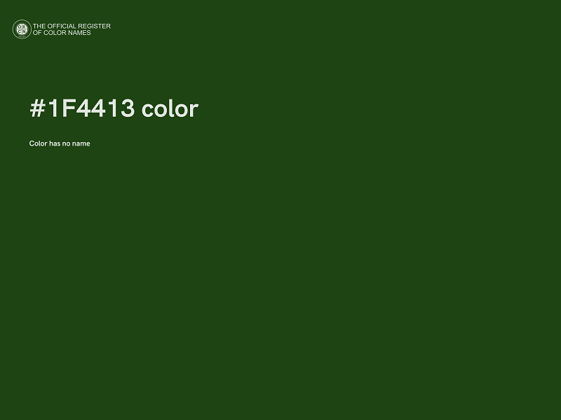 #1F4413 color image