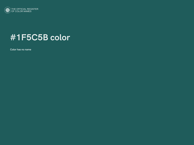 #1F5C5B color image