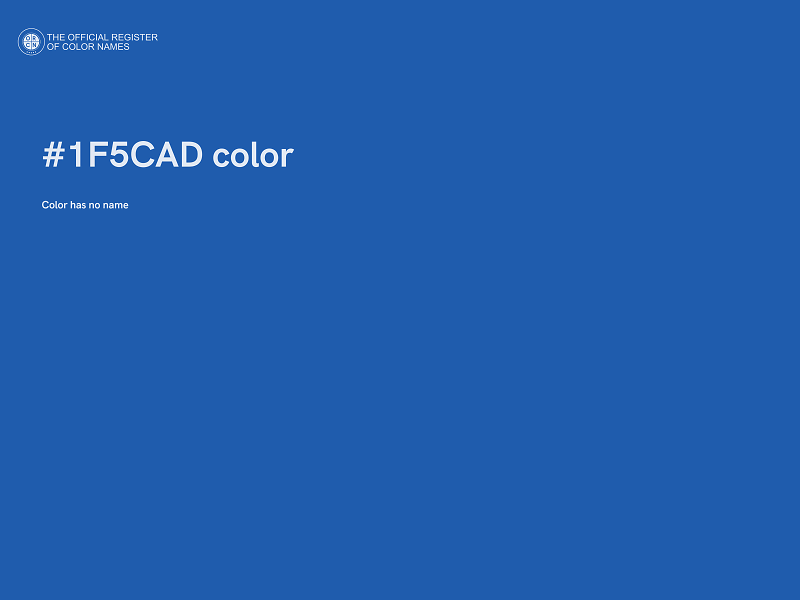 #1F5CAD color image