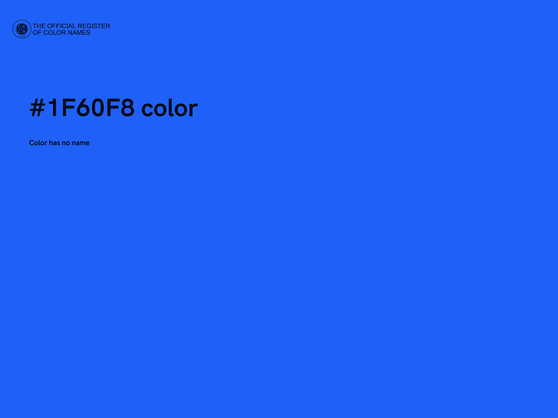 #1F60F8 color image