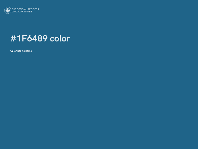 #1F6489 color image