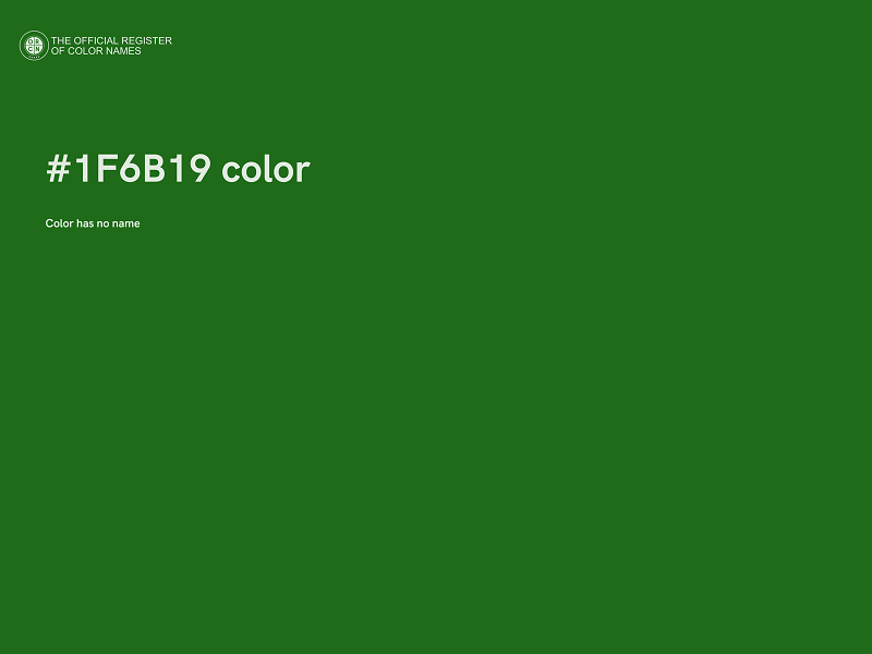 #1F6B19 color image