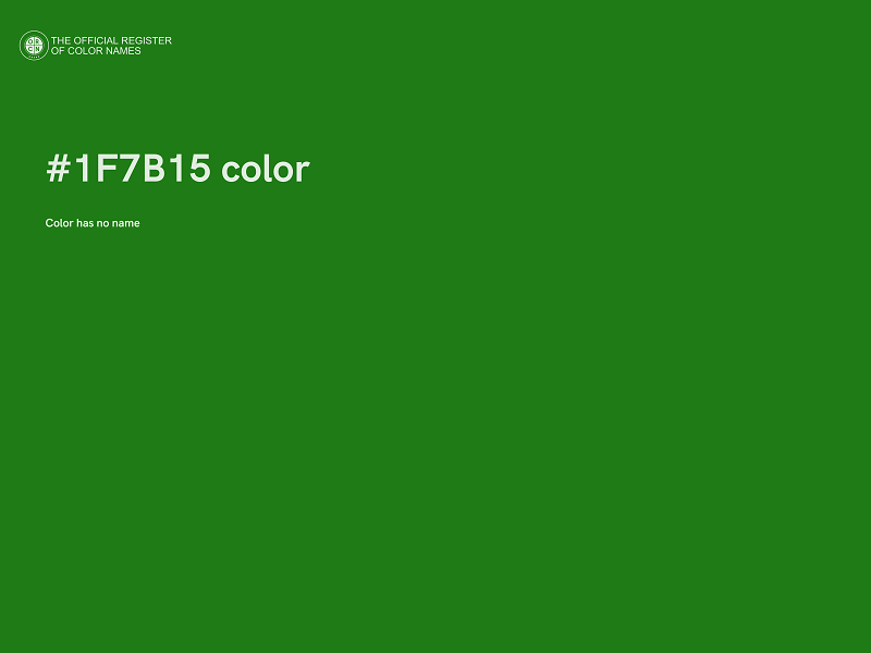 #1F7B15 color image