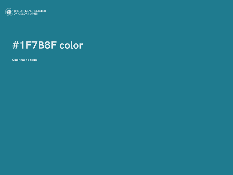 #1F7B8F color image