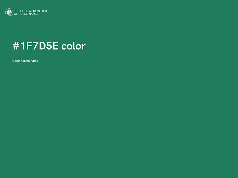 #1F7D5E color image