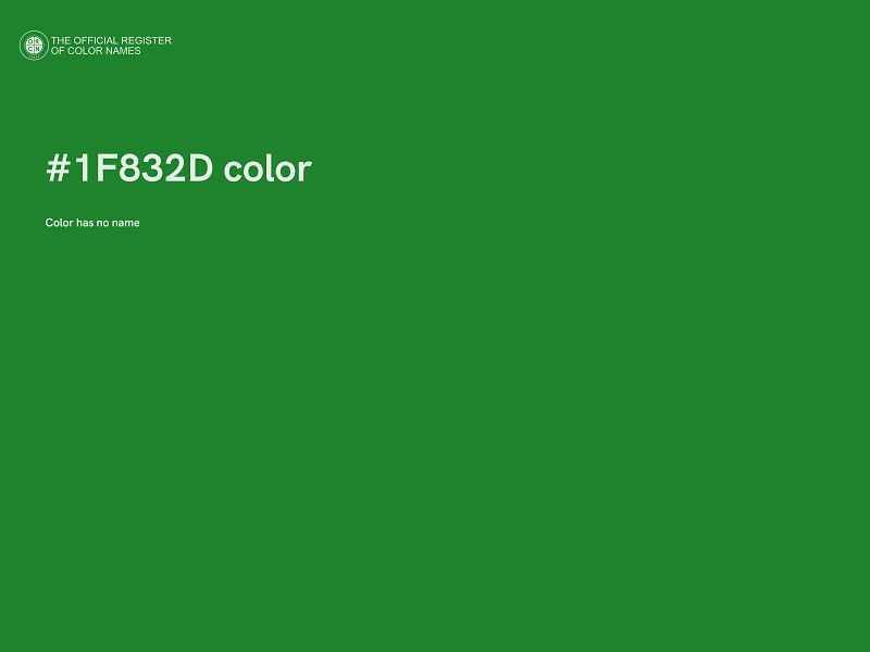 #1F832D color image