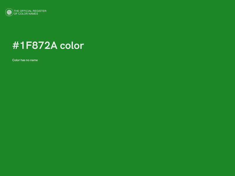 #1F872A color image