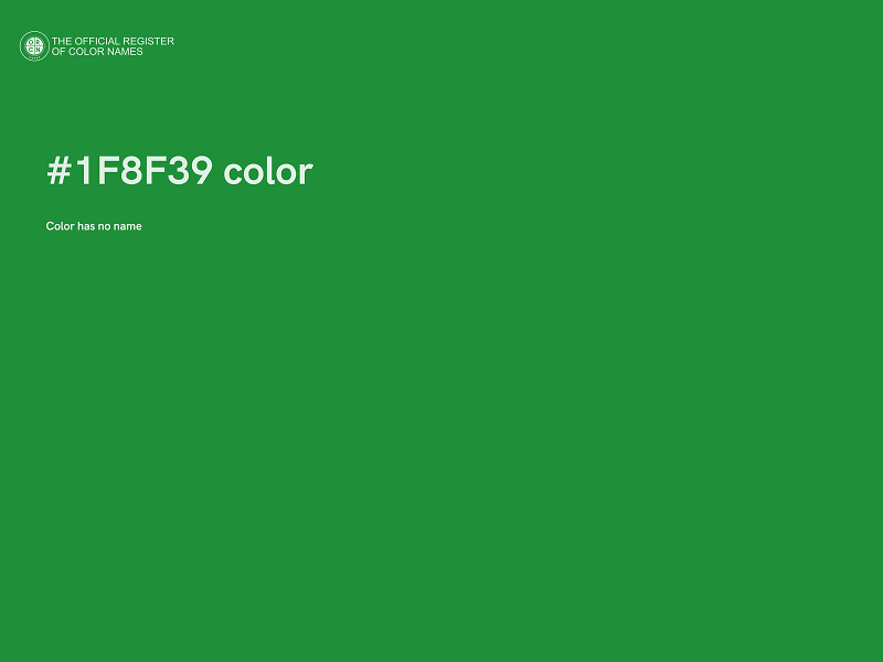 #1F8F39 color image