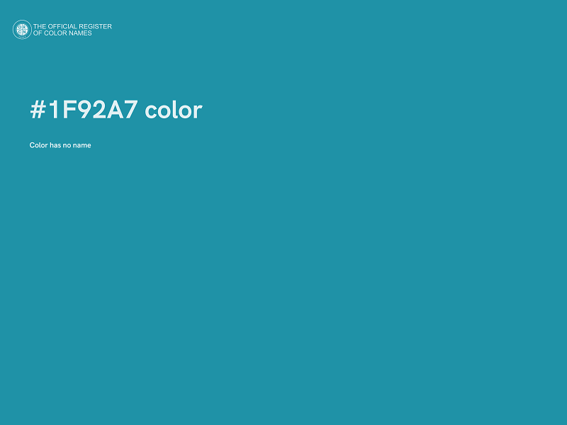 #1F92A7 color image