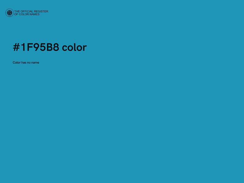 #1F95B8 color image