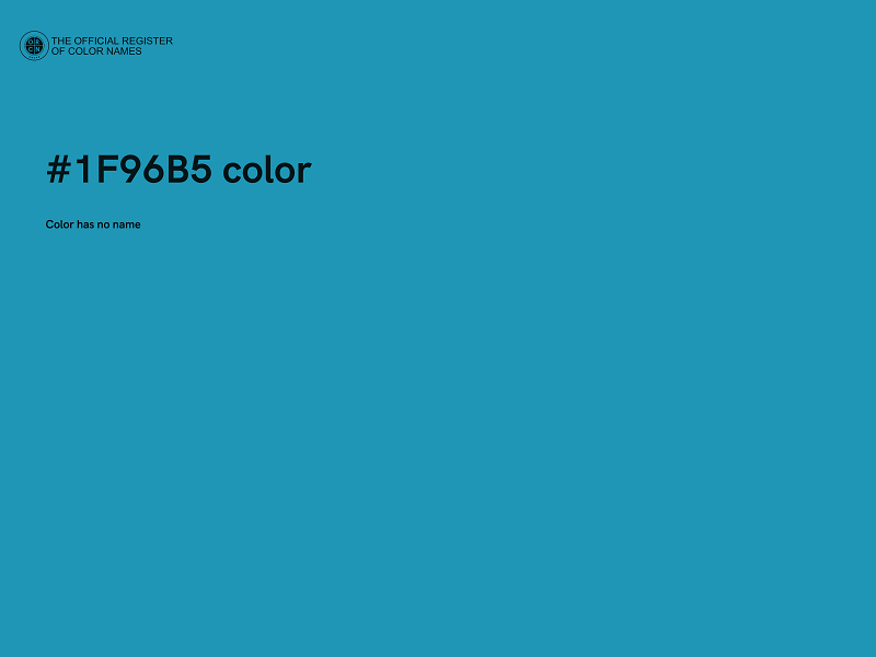 #1F96B5 color image