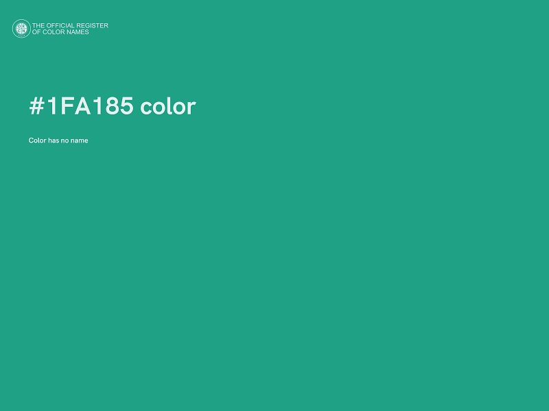 #1FA185 color image