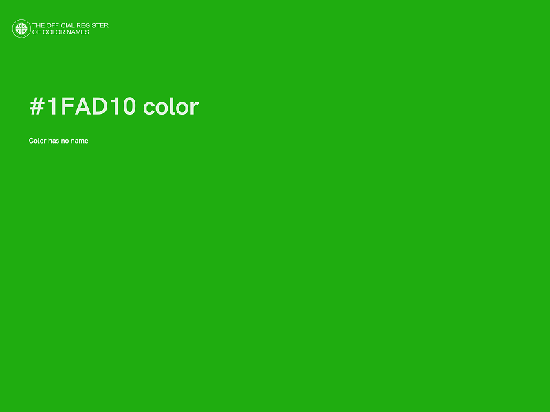 #1FAD10 color image