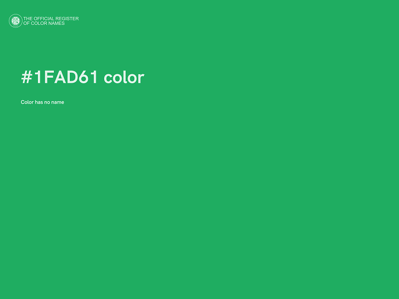 #1FAD61 color image