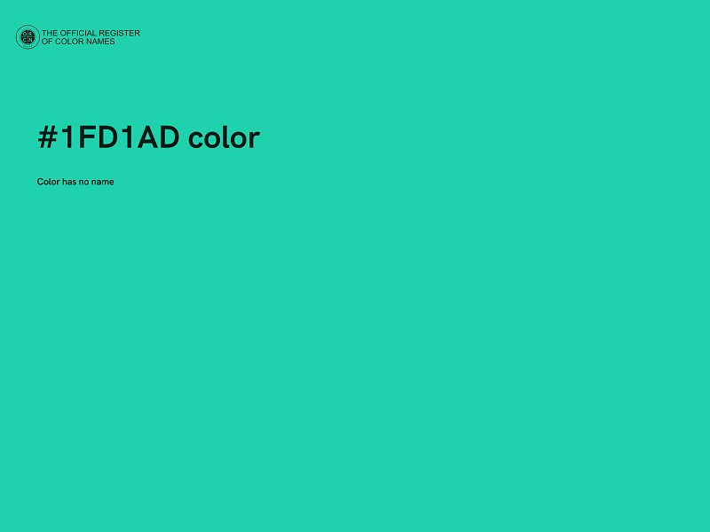 #1FD1AD color image