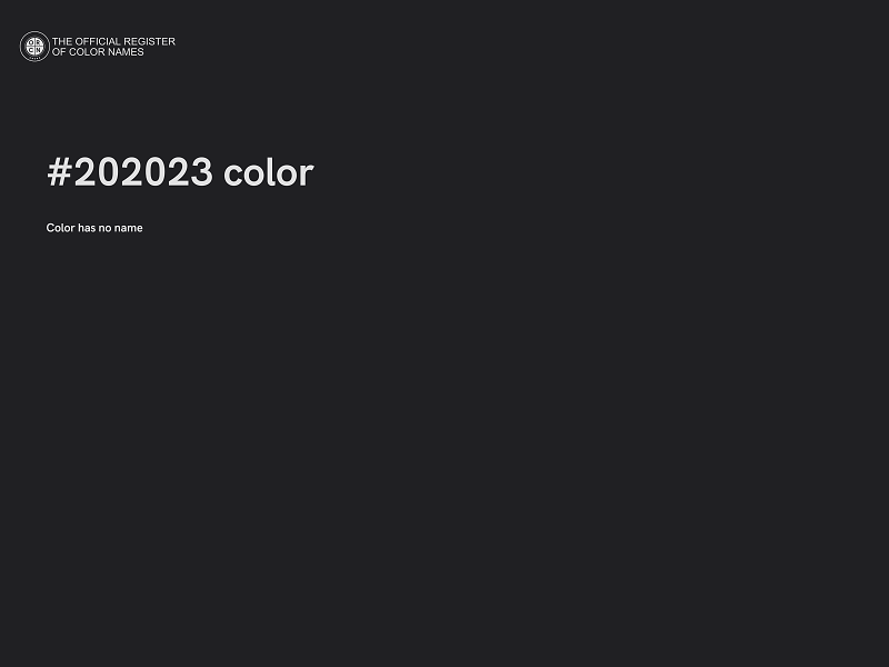 #202023 color image