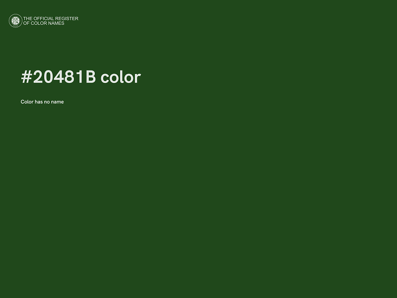 #20481B color image