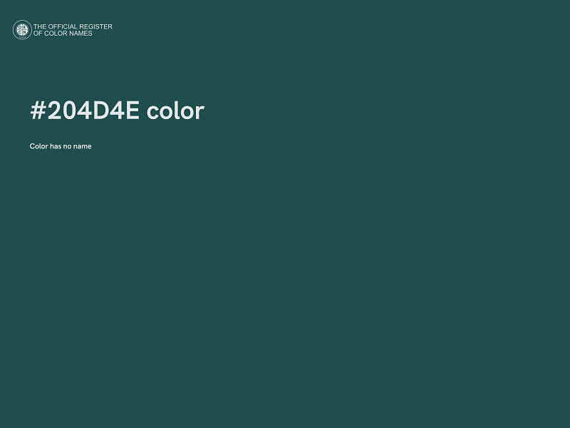 #204D4E color image