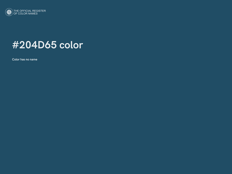 #204D65 color image