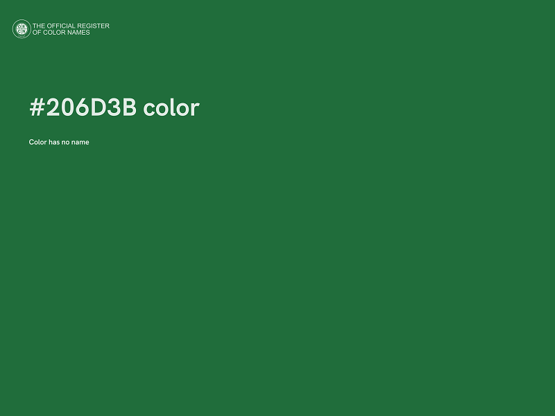 #206D3B color image