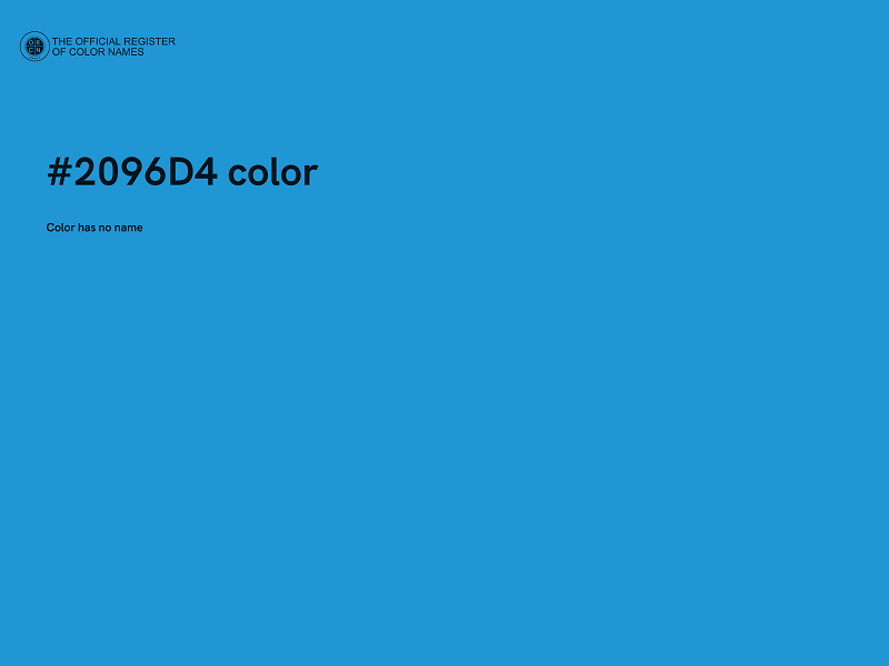 #2096D4 color image