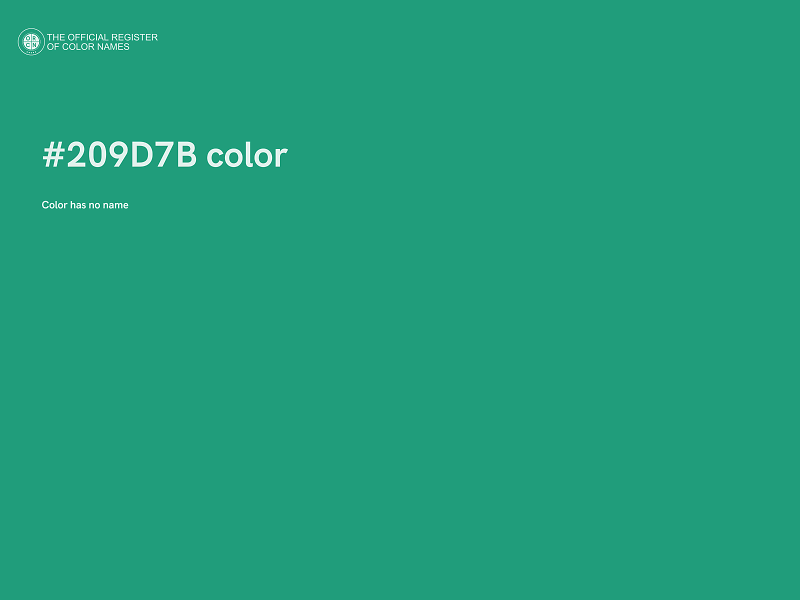 #209D7B color image