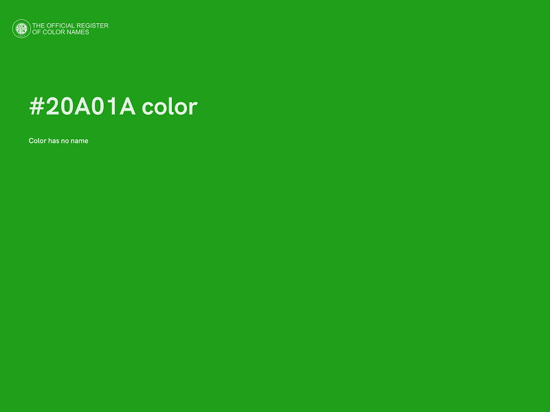 #20A01A color image